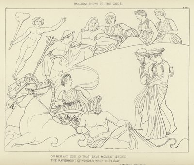 Pandora Shown to the Gods by John Flaxman